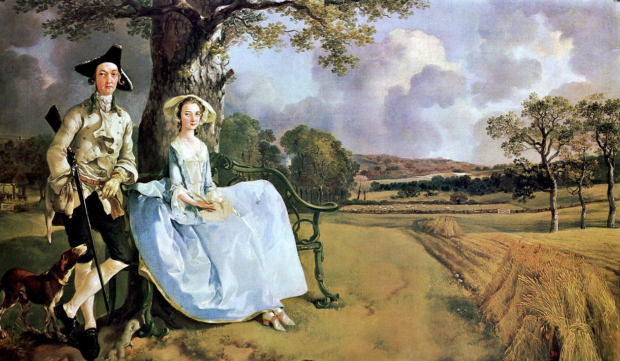 Il signore e la signora Andrews da Thomas Gainsborough