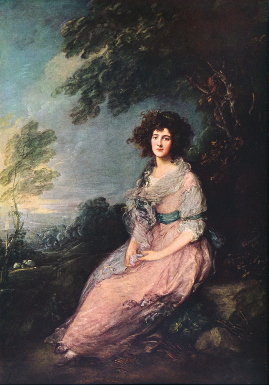 Mrs. Richard Brinsley Sheridan, 1785-1787 da Thomas Gainsborough
