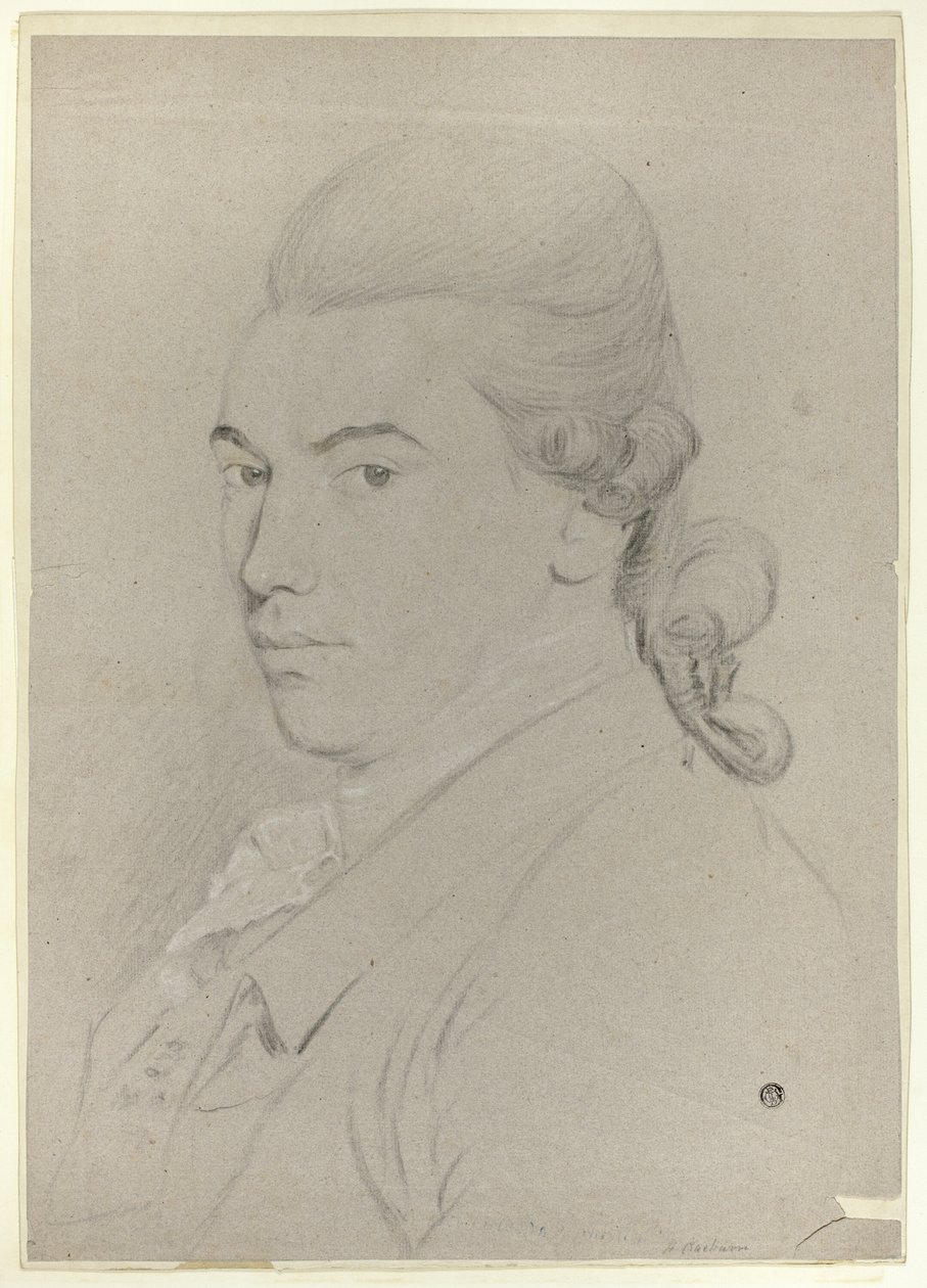 Busto ritratto di un uomo da Thomas Gainsborough