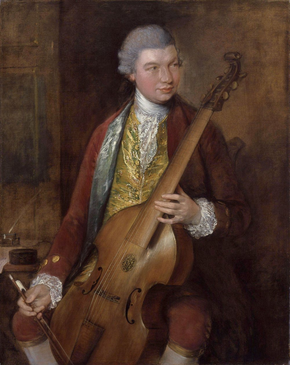 Ritratto di Carl Friedrich Abel (1723-1787) da Thomas Gainsborough