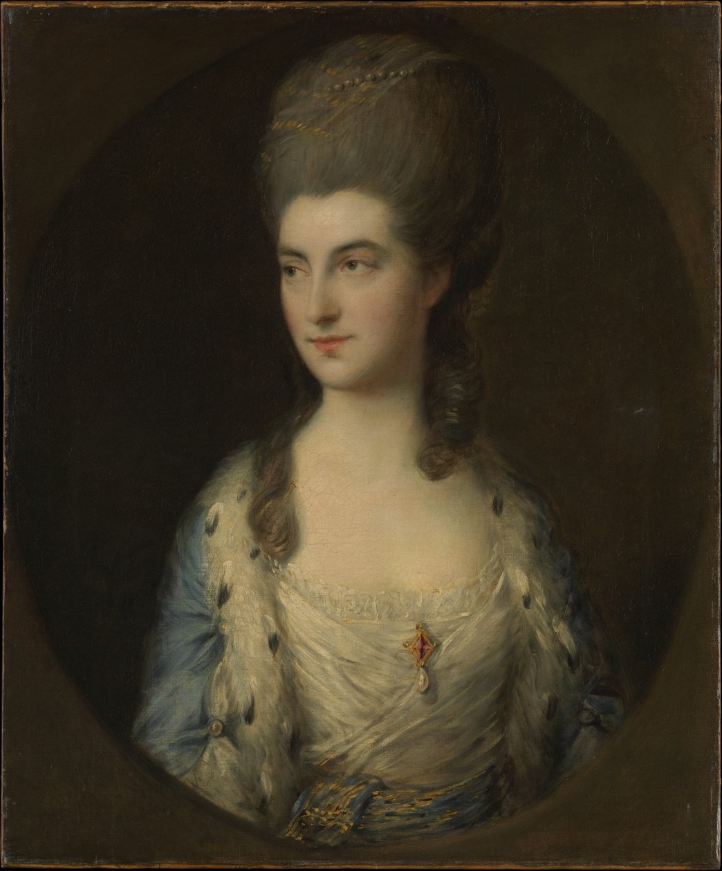 Ritratto di giovane donna, chiamata Miss Sparrow da Thomas Gainsborough
