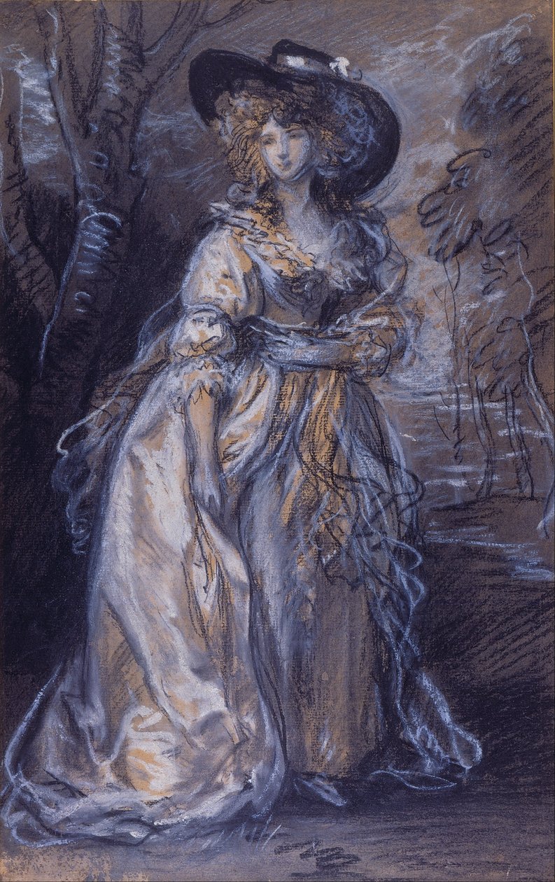 Studio di una signora da Thomas Gainsborough