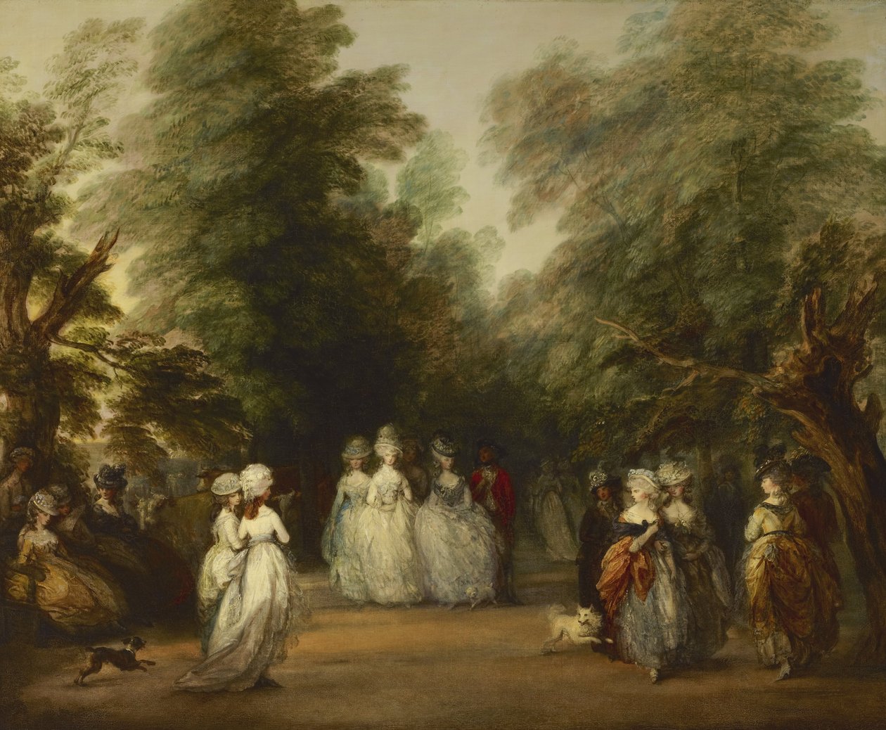 Il viale nel parco di St. James da Thomas Gainsborough