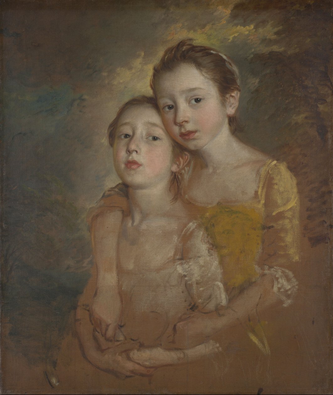 Le figlie del pittore con un gatto da Thomas Gainsborough