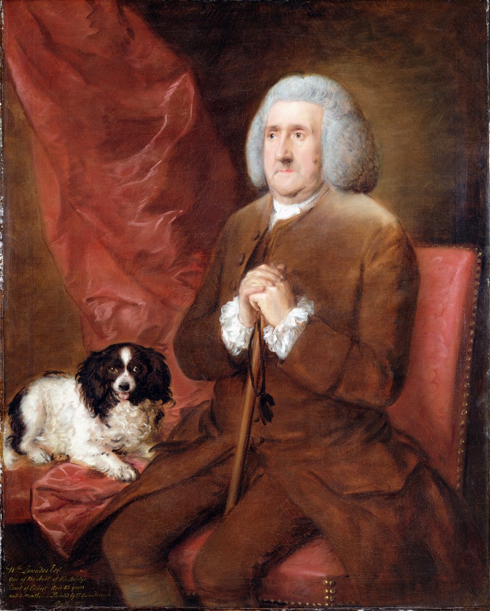 William Lowndes (1652-1724), Auditor della Corte di Eschequer di Sua Maestà da Thomas Gainsborough
