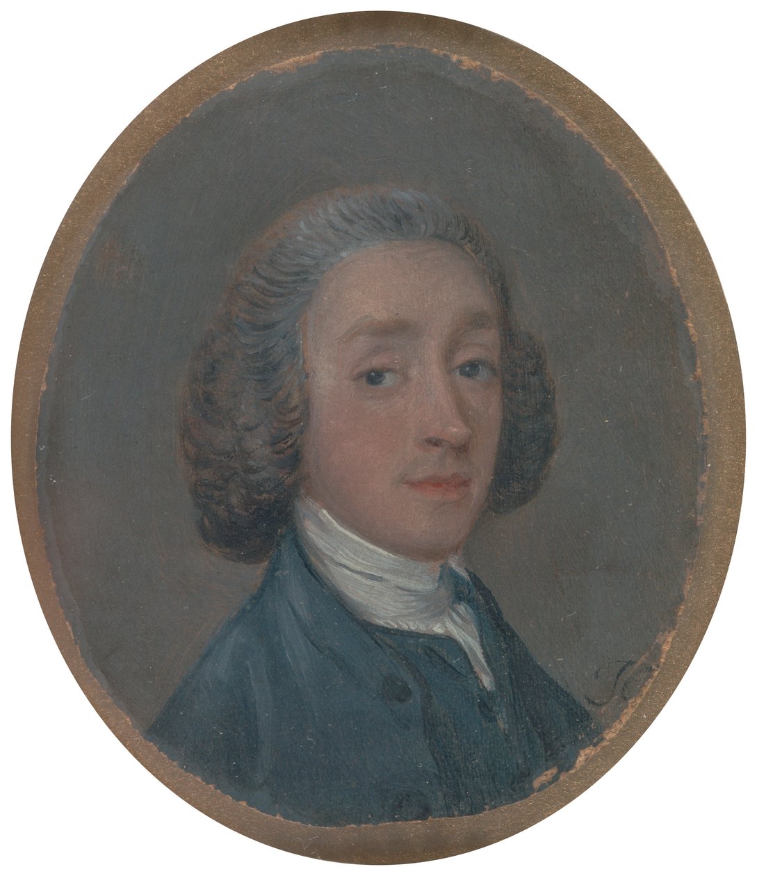 Ritratto di un giovane con capelli incipriati da Thomas Gainsborough RA