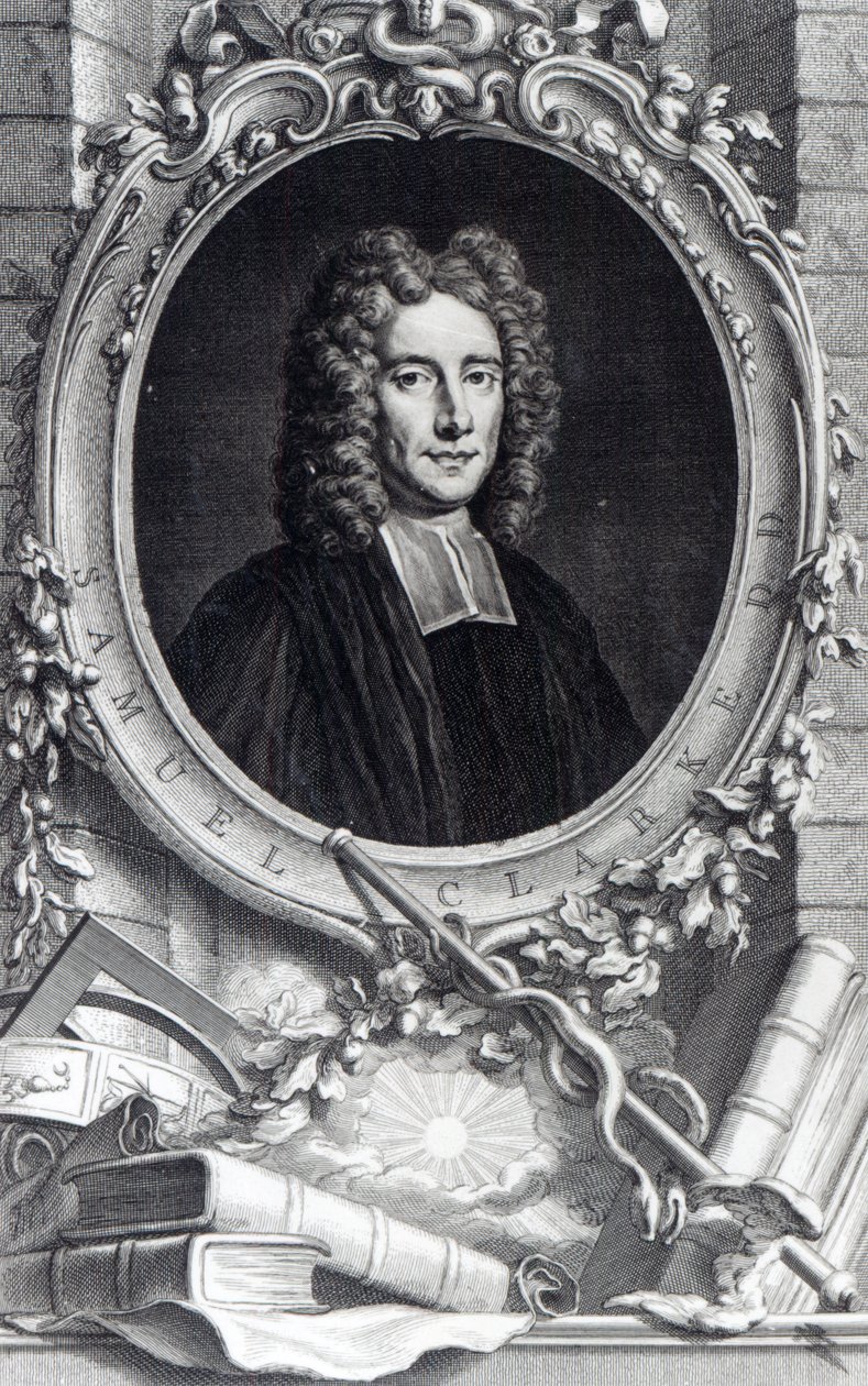 Samuel Clarke, inciso da Jacobus Houbraken, c.1737-48 da Thomas Gibson