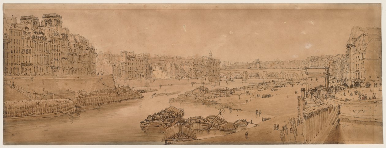 Una selezione di venti delle vedute più pittoresche di Parigi, 1802 da Thomas Girtin