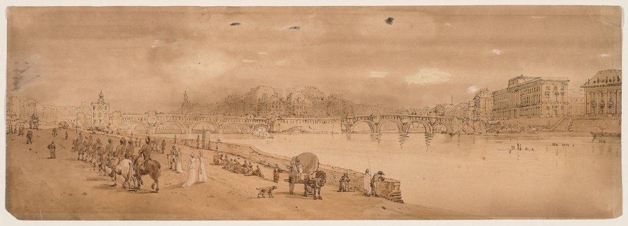 Una selezione di venti delle vedute più pittoresche di Parigi, 1802 da Thomas Girtin