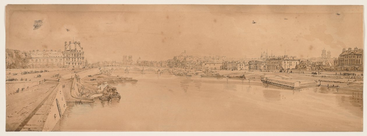 Una selezione di venti delle vedute più pittoresche di Parigi da Thomas Girtin