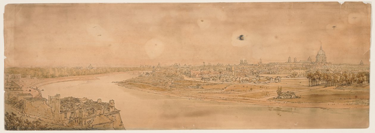 Una selezione di venti delle vedute più pittoresche di Parigi da Thomas Girtin