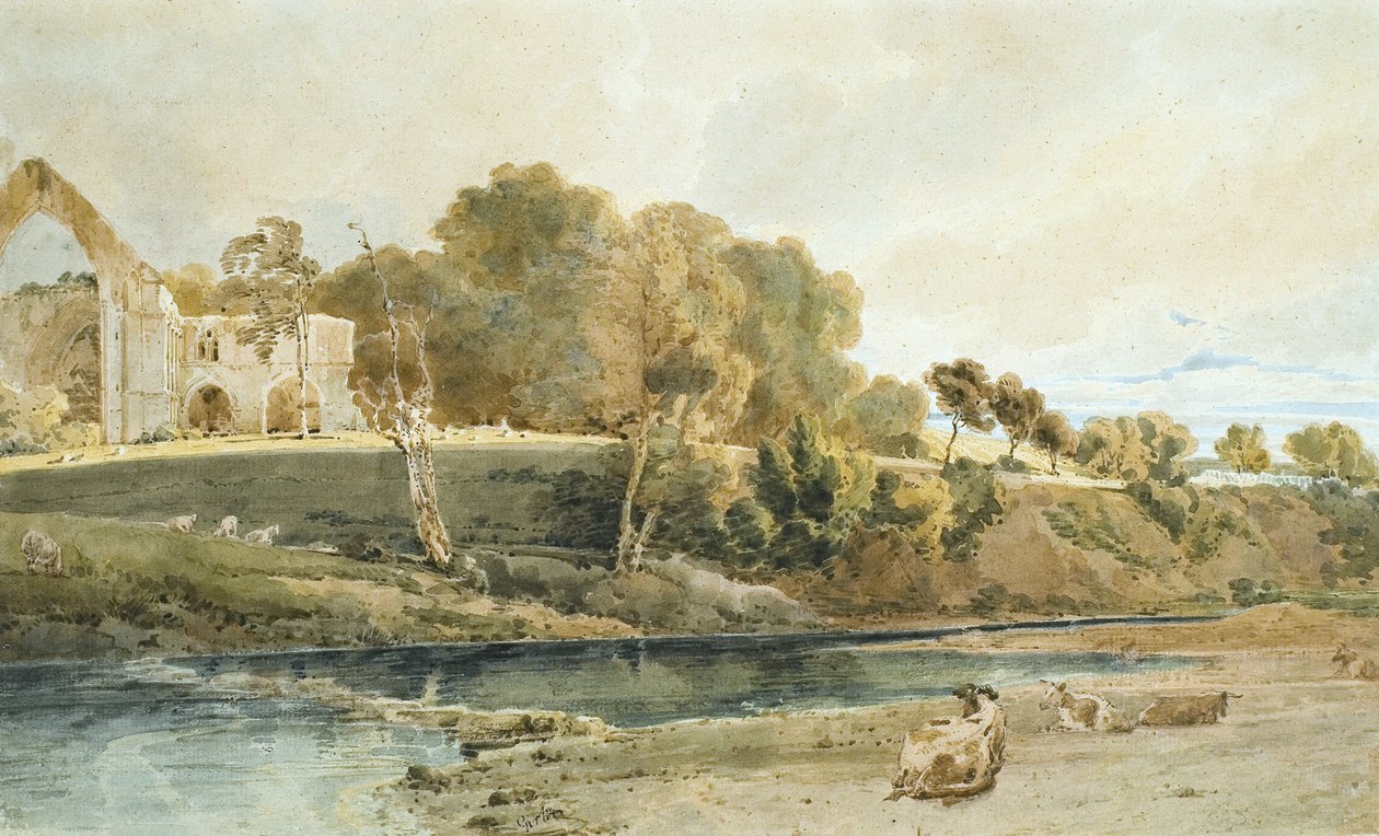 Abbazia di Bolton, Yorkshire da Thomas Girtin