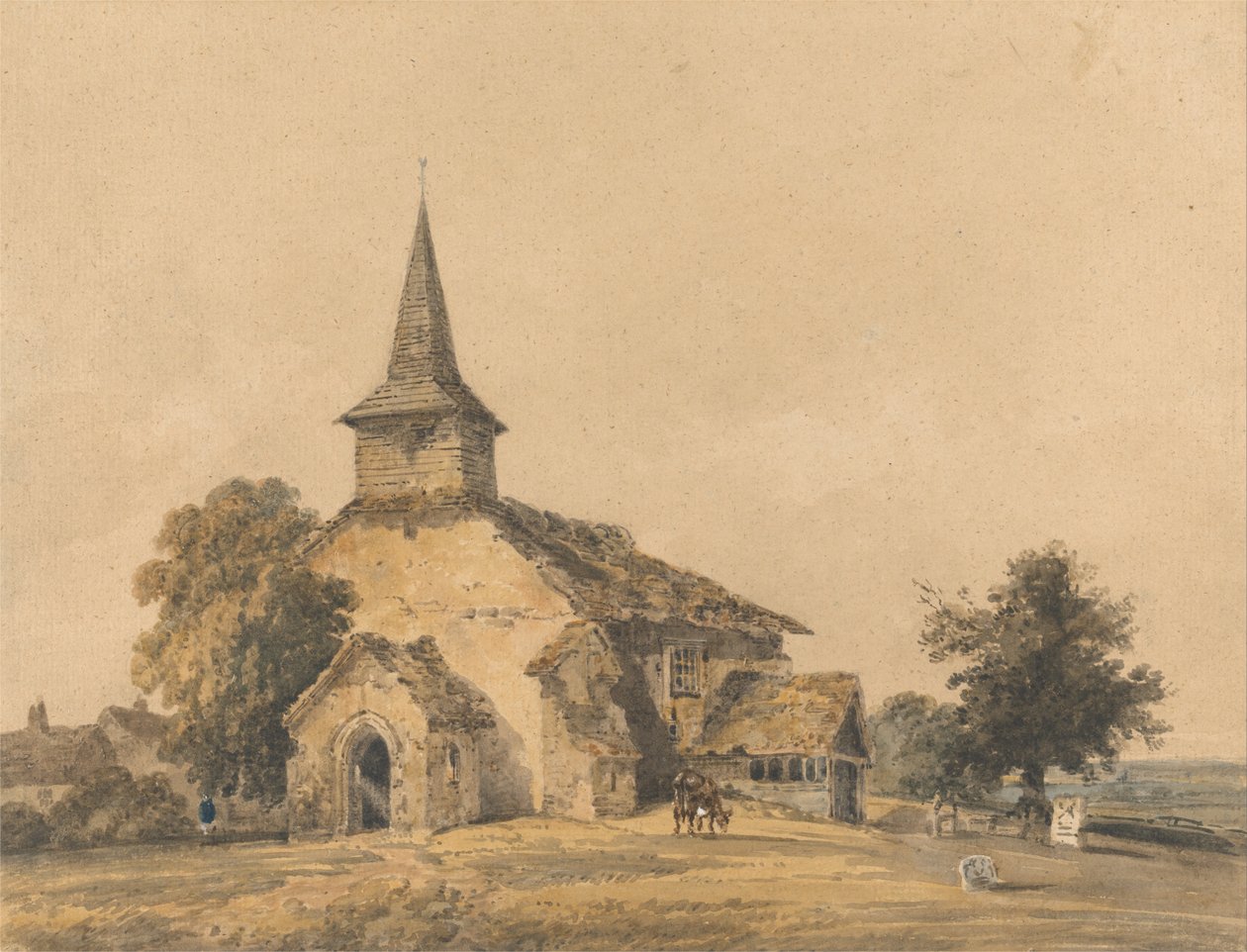 Chiesa della Cappella, Surrey da Thomas Girtin