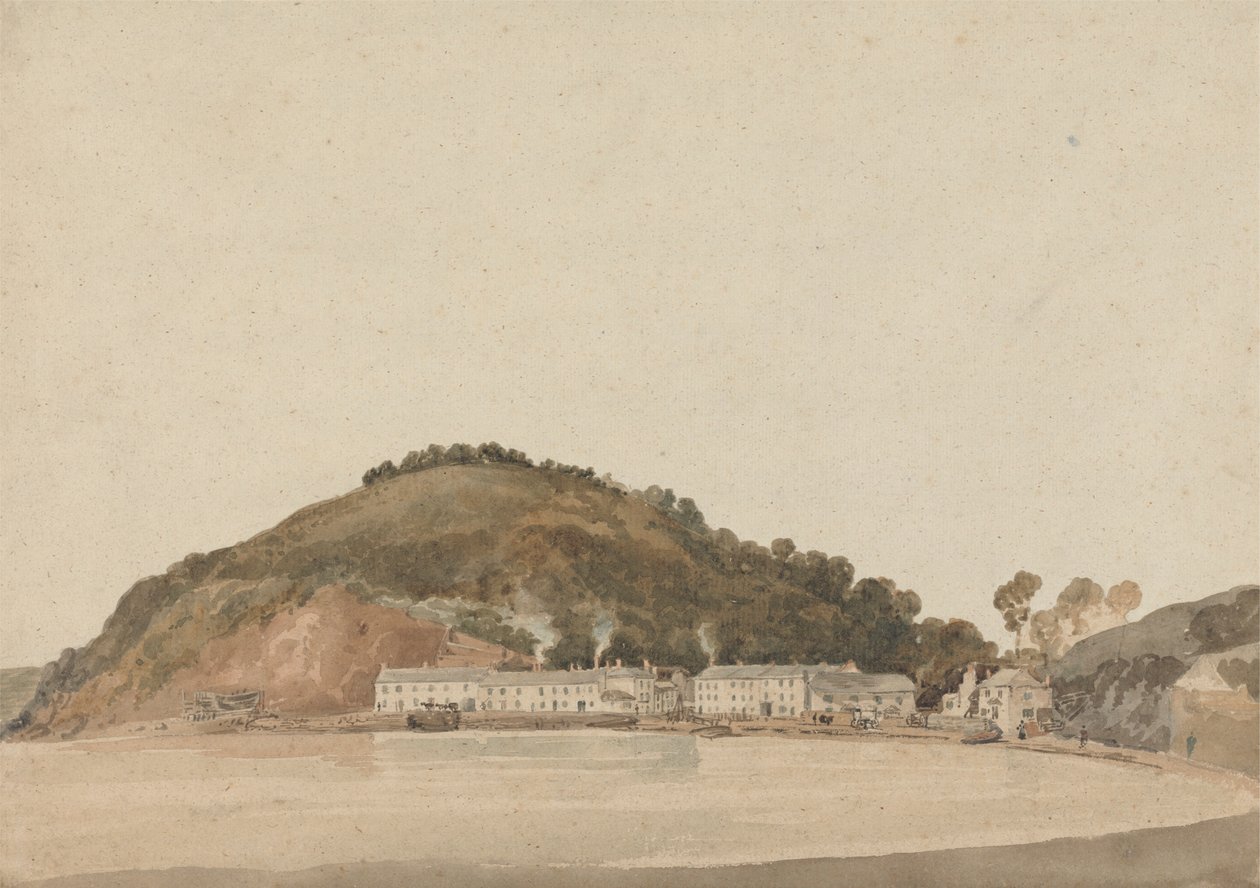 Promontorio sulla Costa del Sud Devon, Possibilmente Shaldon da Thomas Girtin