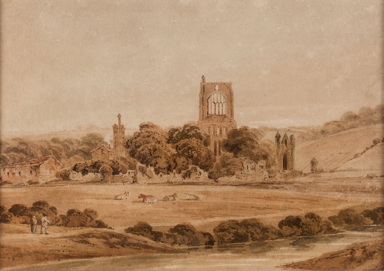 Abbazia di Kirkstall da Thomas Girtin
