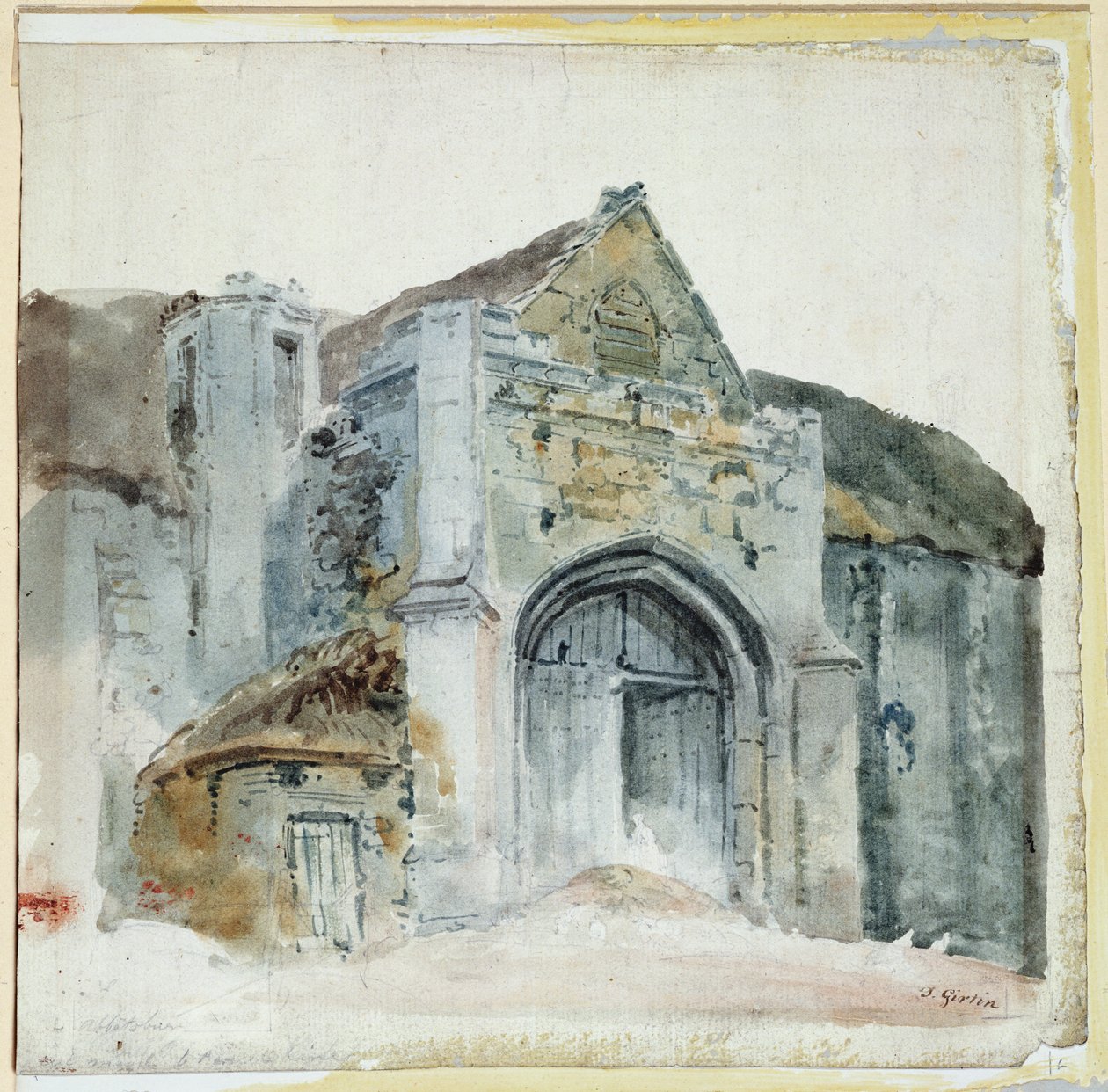 Il granaio della decima, Abbotsbury da Thomas Girtin