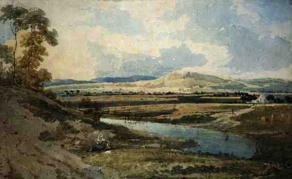 Veduta vicino a Bromley, Kent da Thomas Girtin