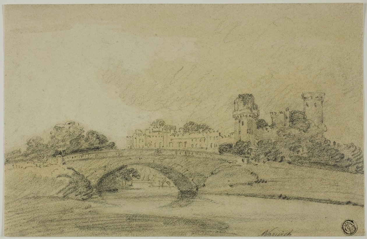 Castello di Warwick da Thomas Girtin