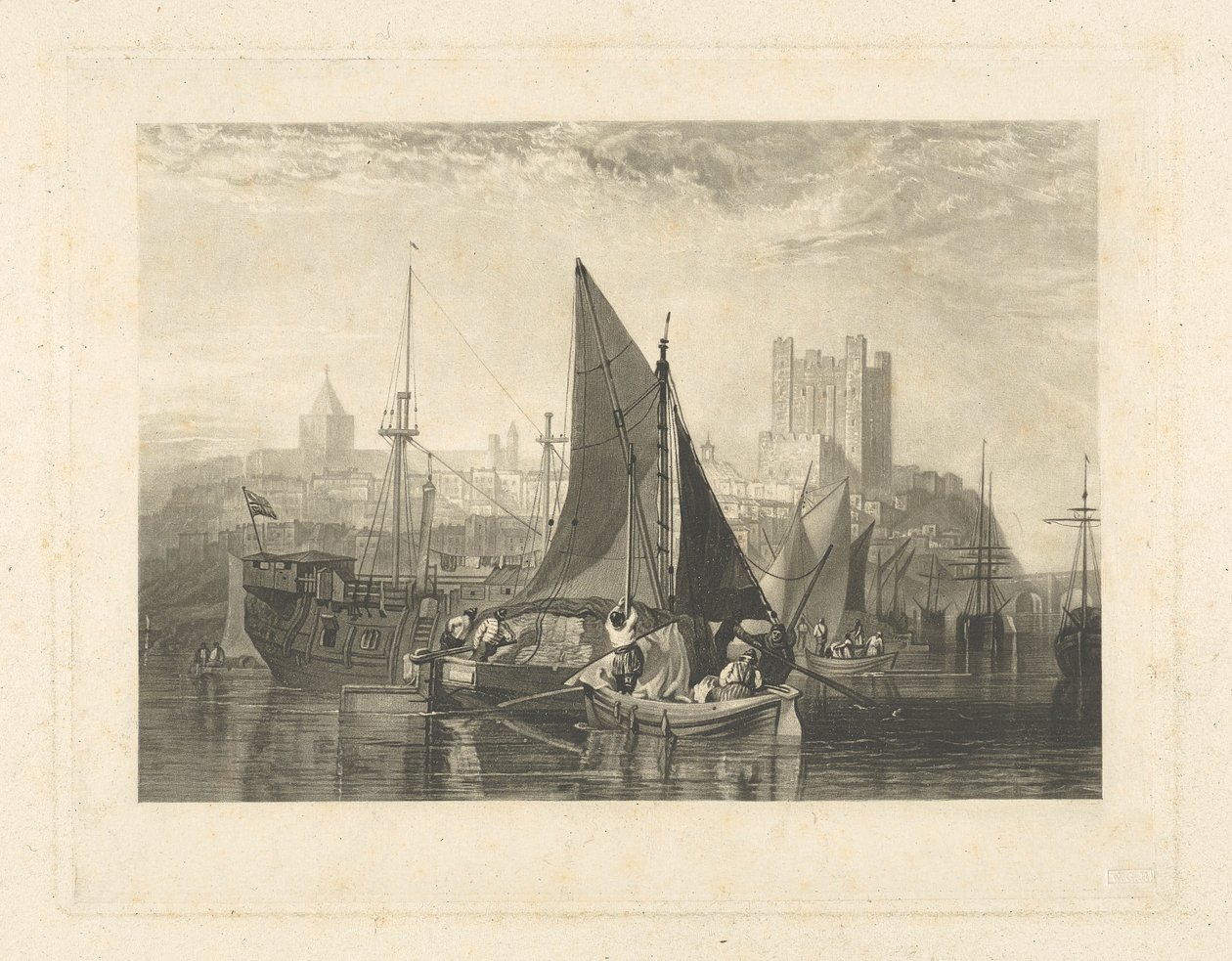 Rochester, sul fiume Medway da Thomas Goff Lupton