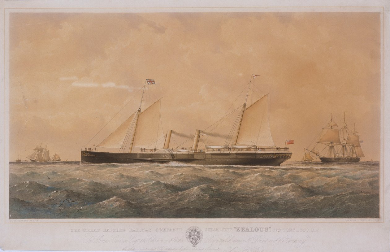 La nave a vapore della Great Eastern Railway Company 