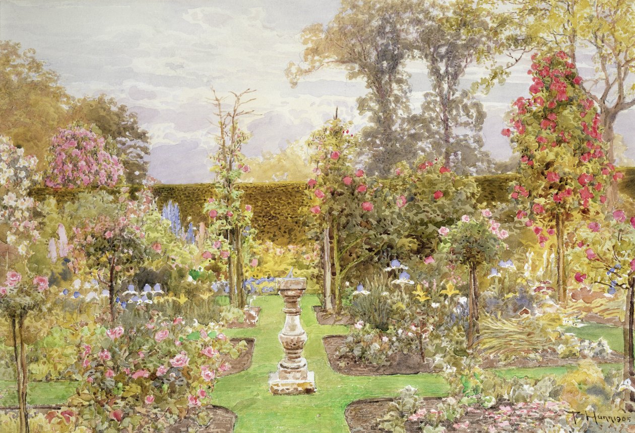 La meridiana nel giardino delle rose da Thomas H. Hunn