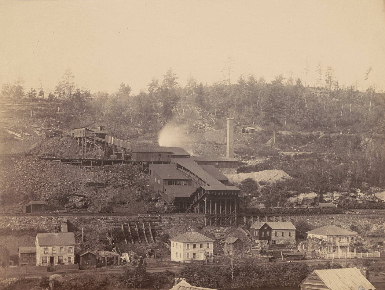 Breaker di Eaton e Co., Archibald, Del.  Hudson Canal Co. 1863-1865 (foto) da Thomas H. Johnson