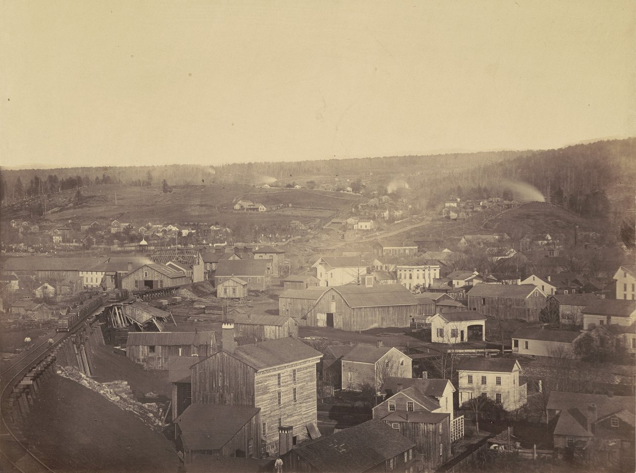 Honesdale, Sezione 3, Del.  Hudson Canal Co. 1863-1865 (foto) da Thomas H. Johnson