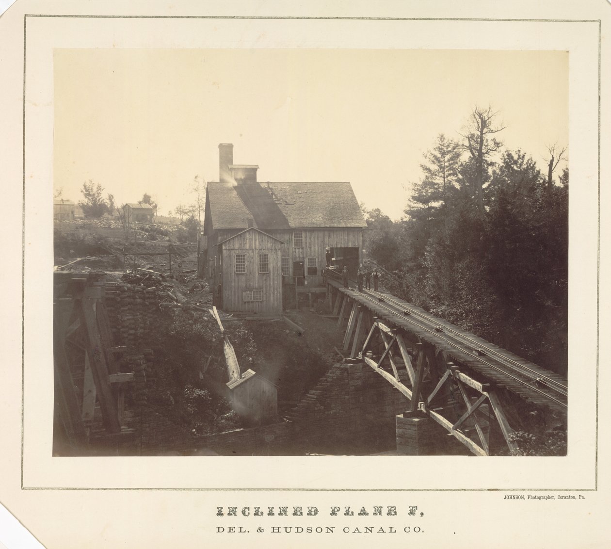 Piano inclinato F, Delaware e Hudson Canal Co. da Thomas H. Johnson