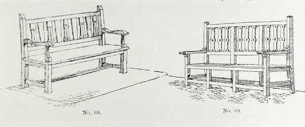 Panchine da giardino, da 