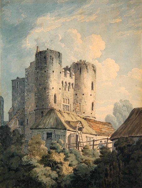 Castello di Saltwood da Thomas Hearne
