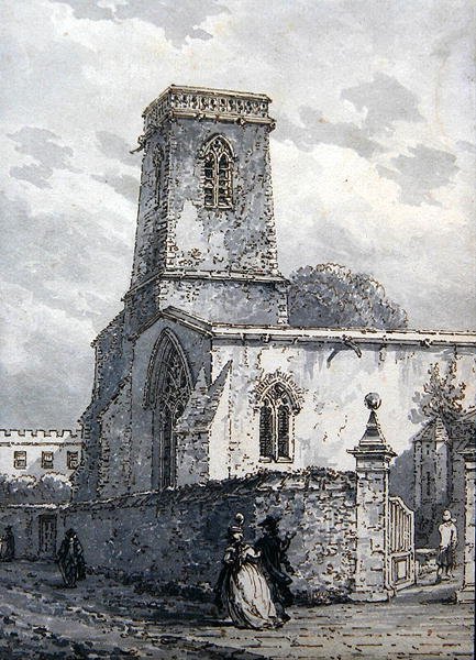 Chiesa di San Pietro in Oriente da Thomas Hearne