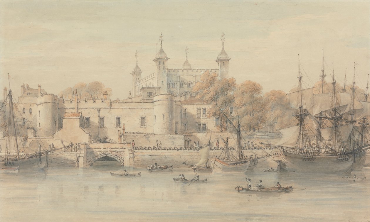 La Torre di Londra da Thomas Hearne