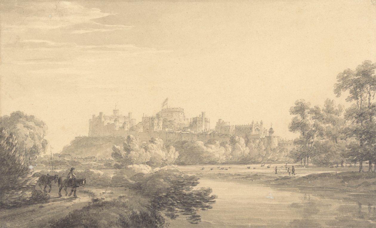Castello di Windsor da Thomas Hearne