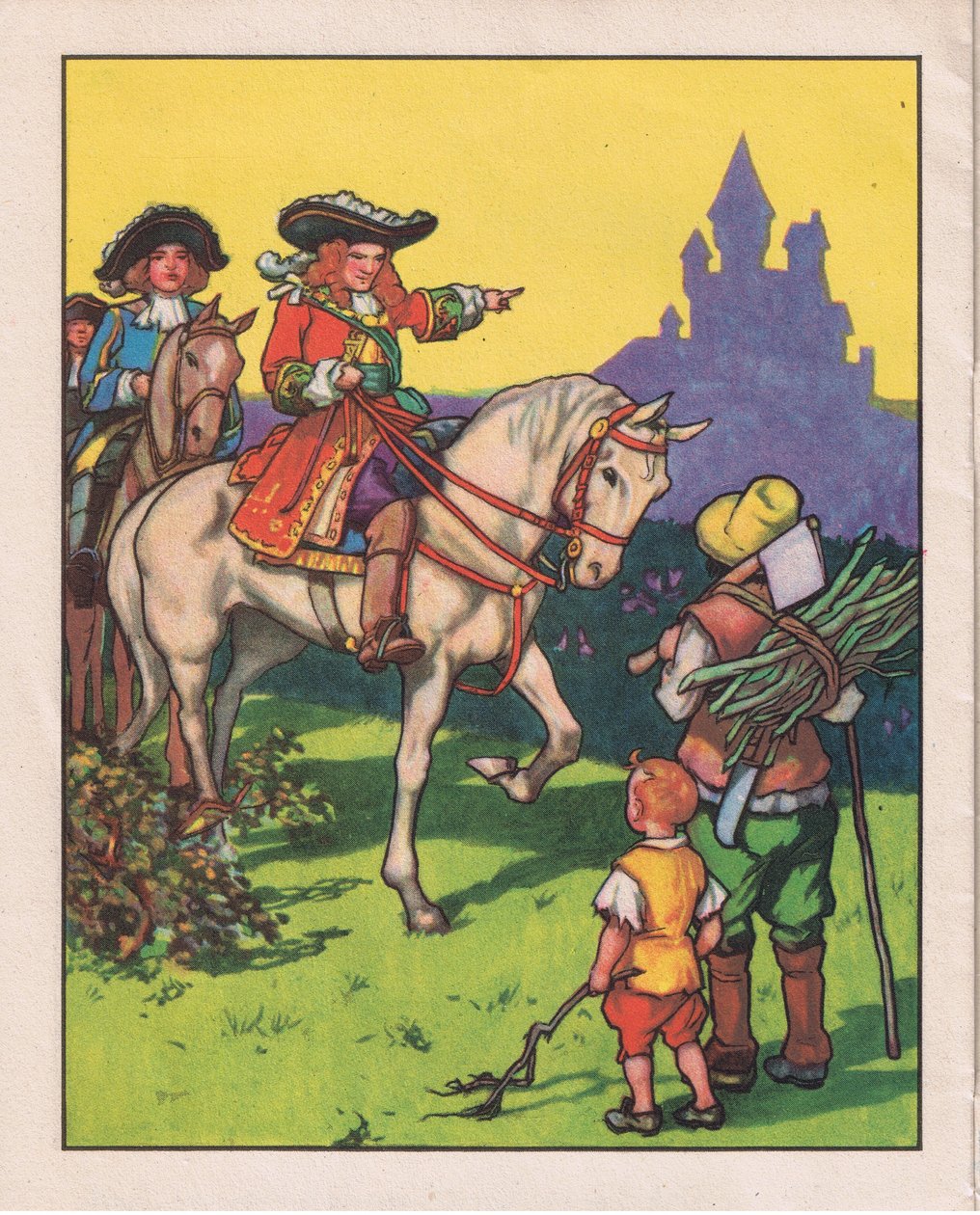 Un bel giovane principe è arrivato (litografia) da Thomas Heath Robinson