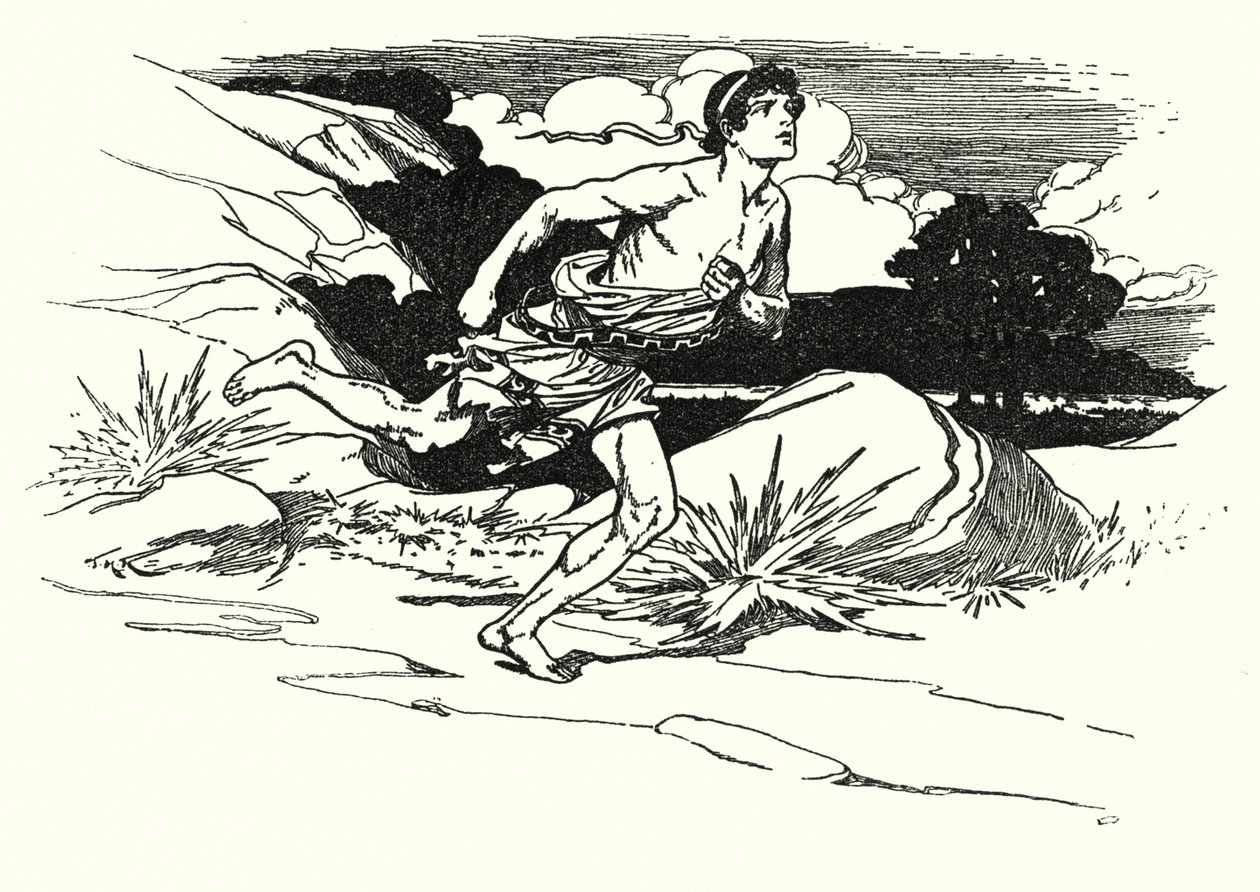 Battaglia di Maratona (litografia) da Thomas Heath Robinson