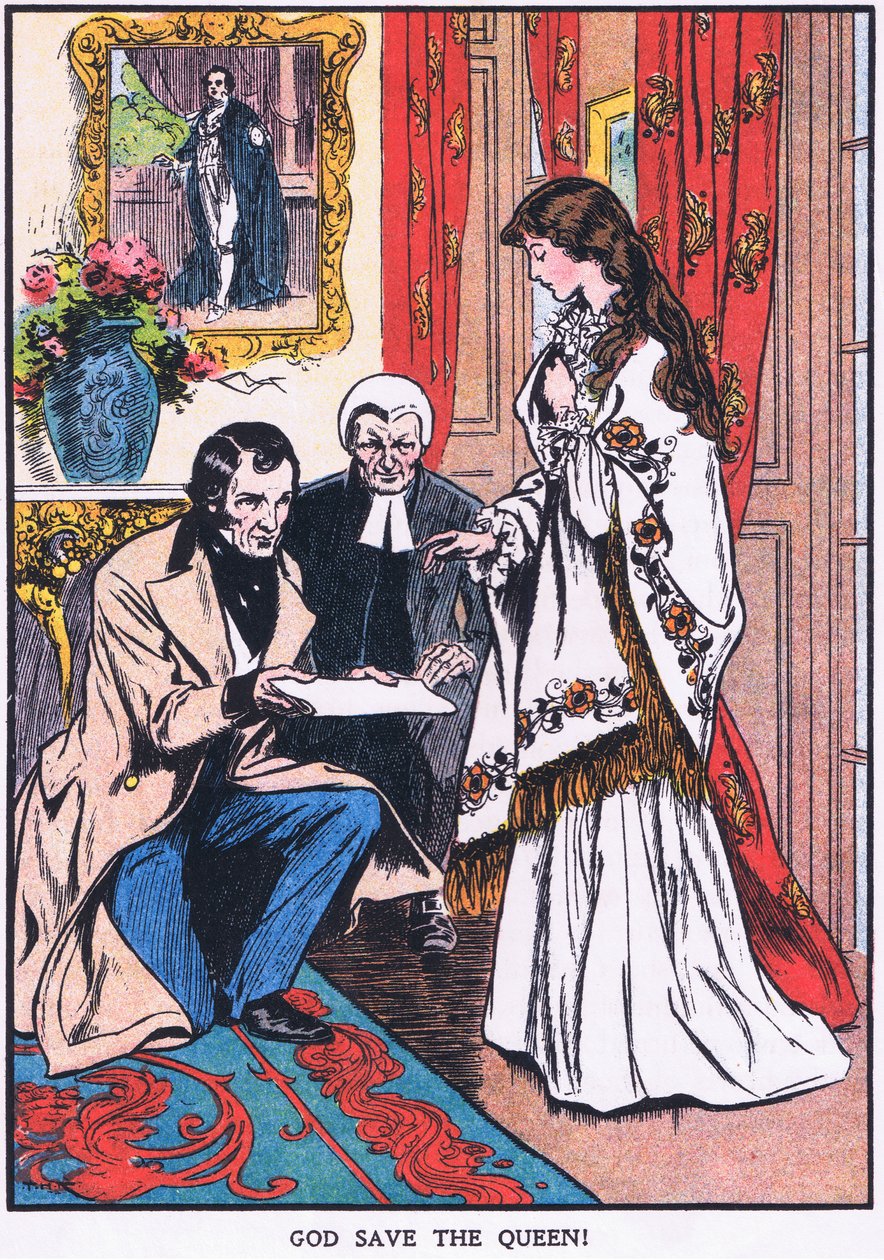 "God save the Queen" (litografia a colori) da Thomas Heath Robinson