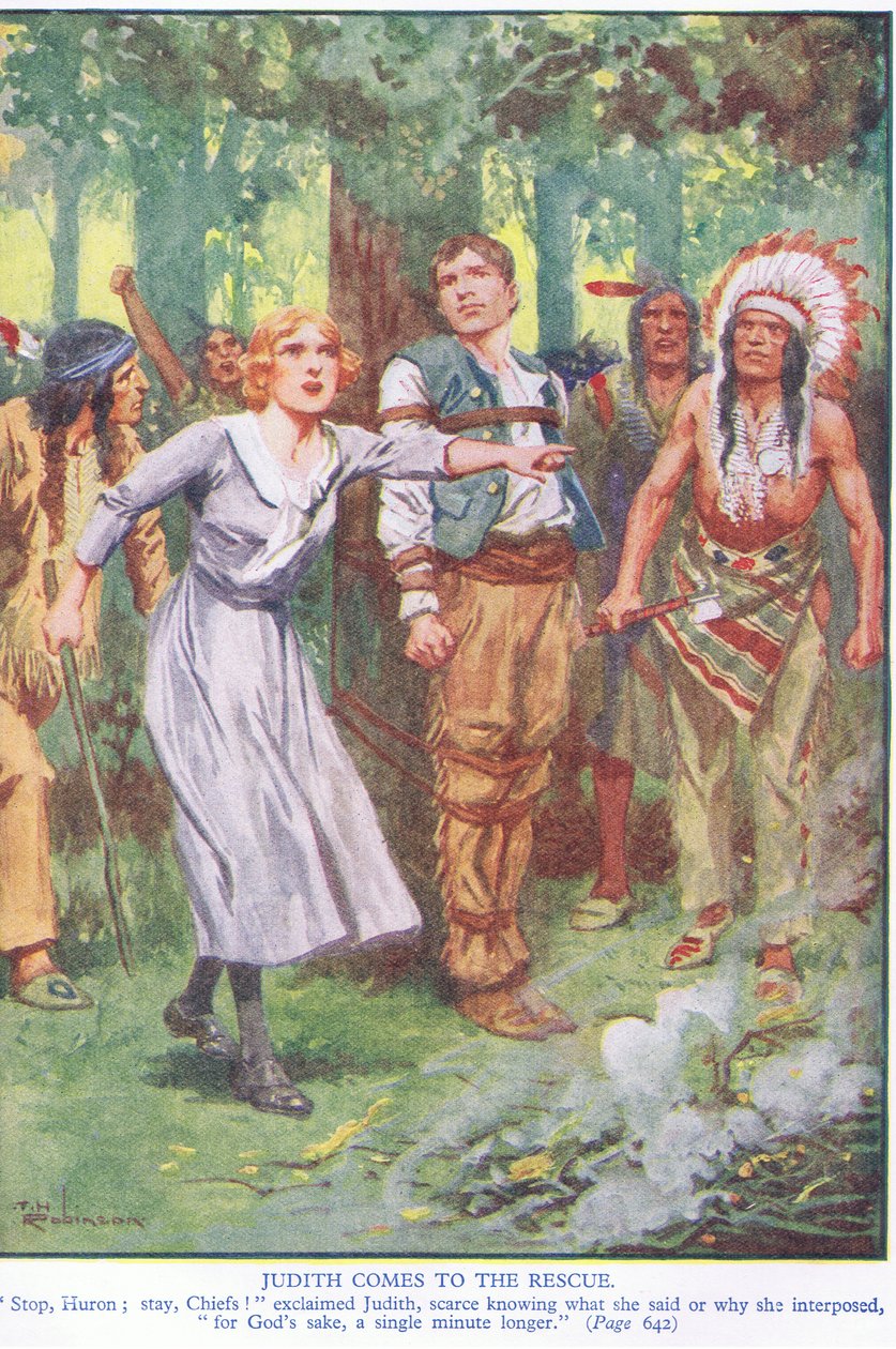 Judith viene in soccorso (litografia a colori) da Thomas Heath Robinson
