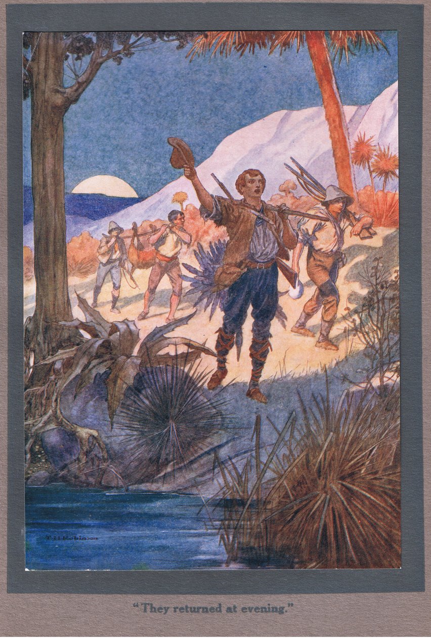 Sono tornati la sera (litografia a colori) da Thomas Heath Robinson