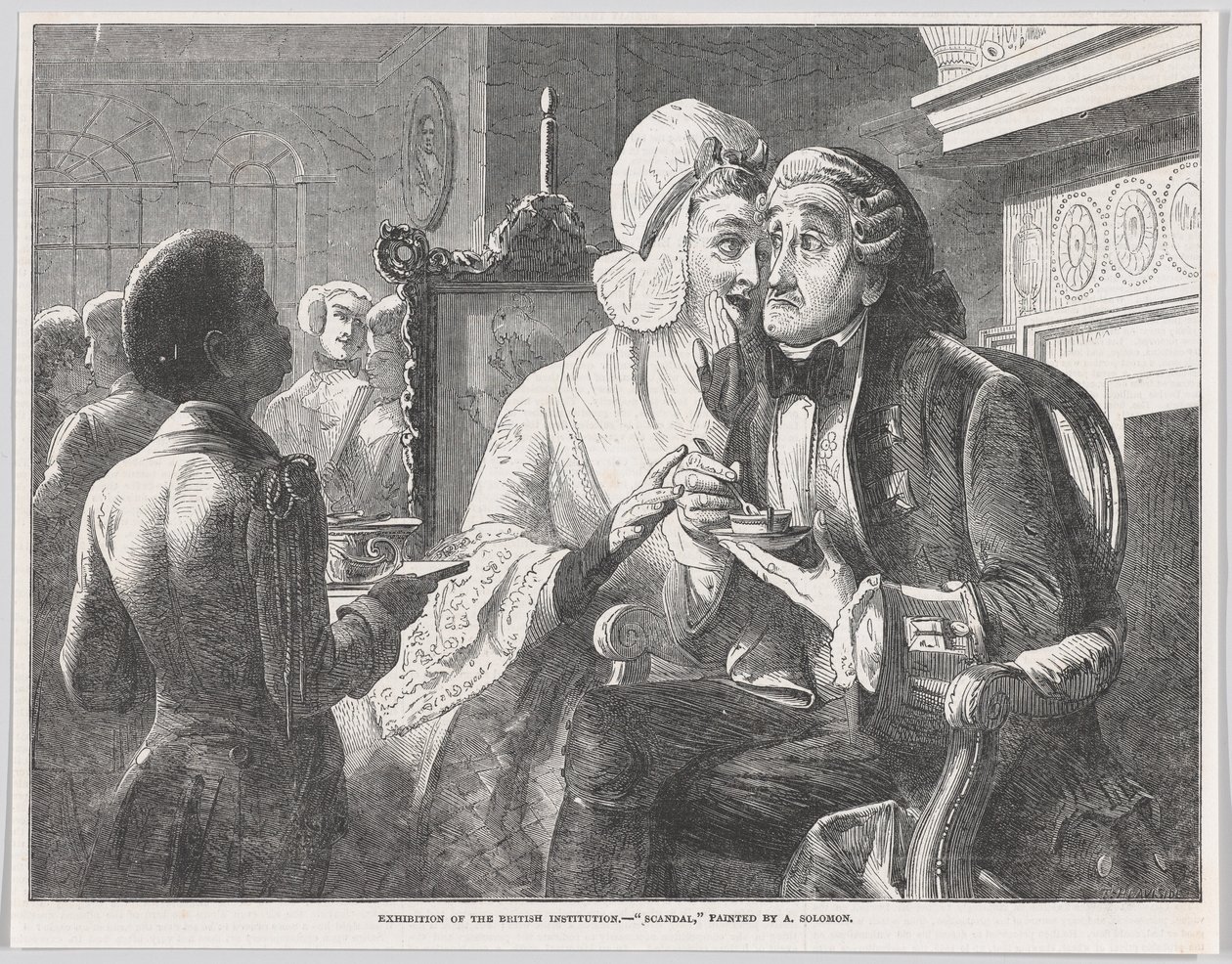 Scandalo, da Illustrated London News, 15 febbraio 1851 da Thomas Heaviside