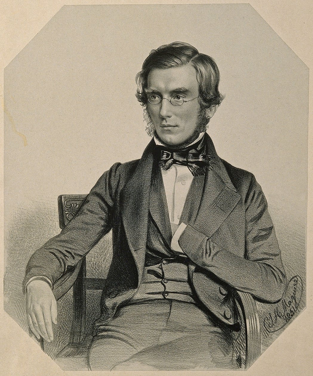 Ritratto di Sir Joseph Dalton Hooker, 1851 da Thomas Herbert Maguire