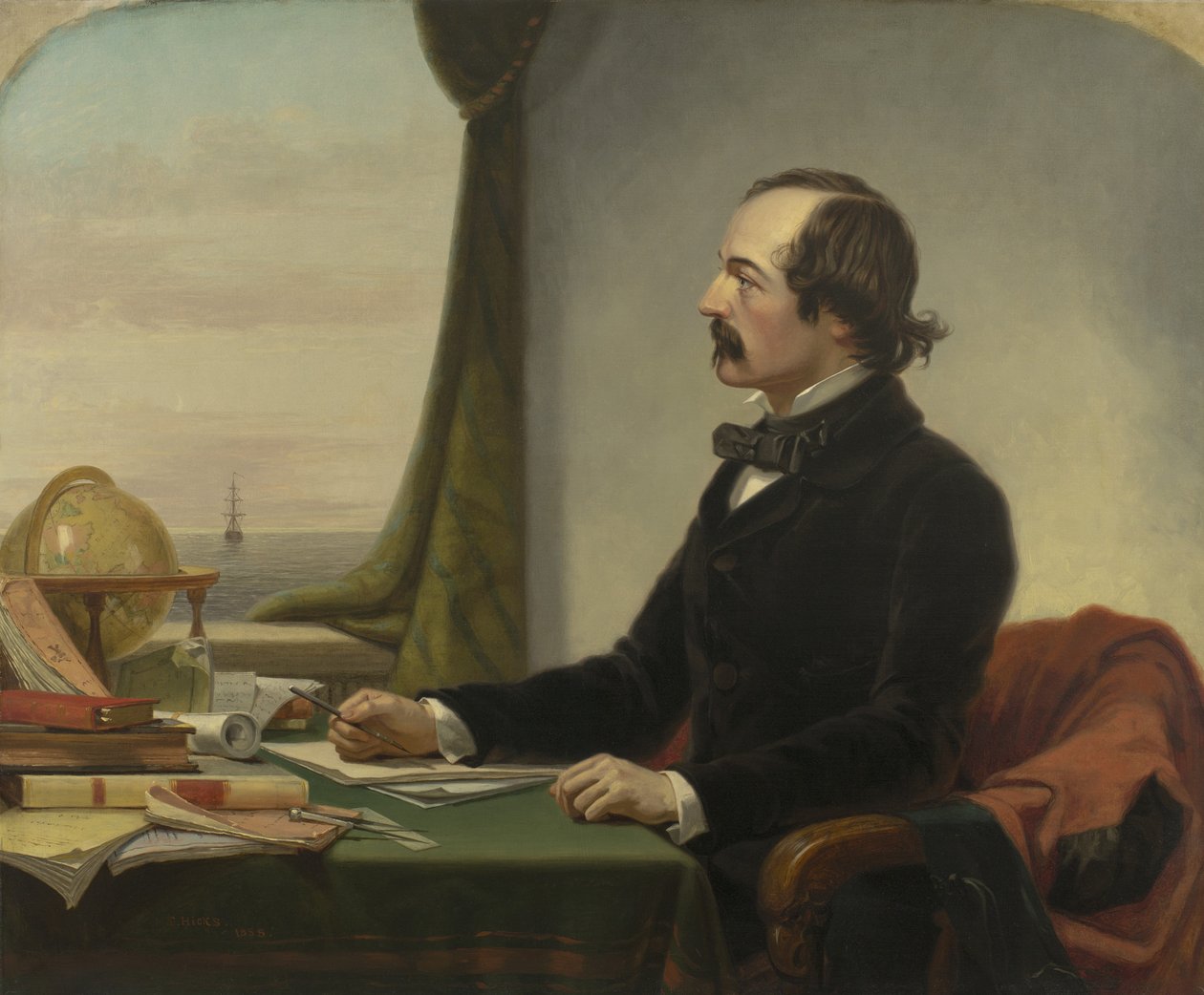 Ritratto di Elisha Kent Kane (1820-57) da Thomas Hicks