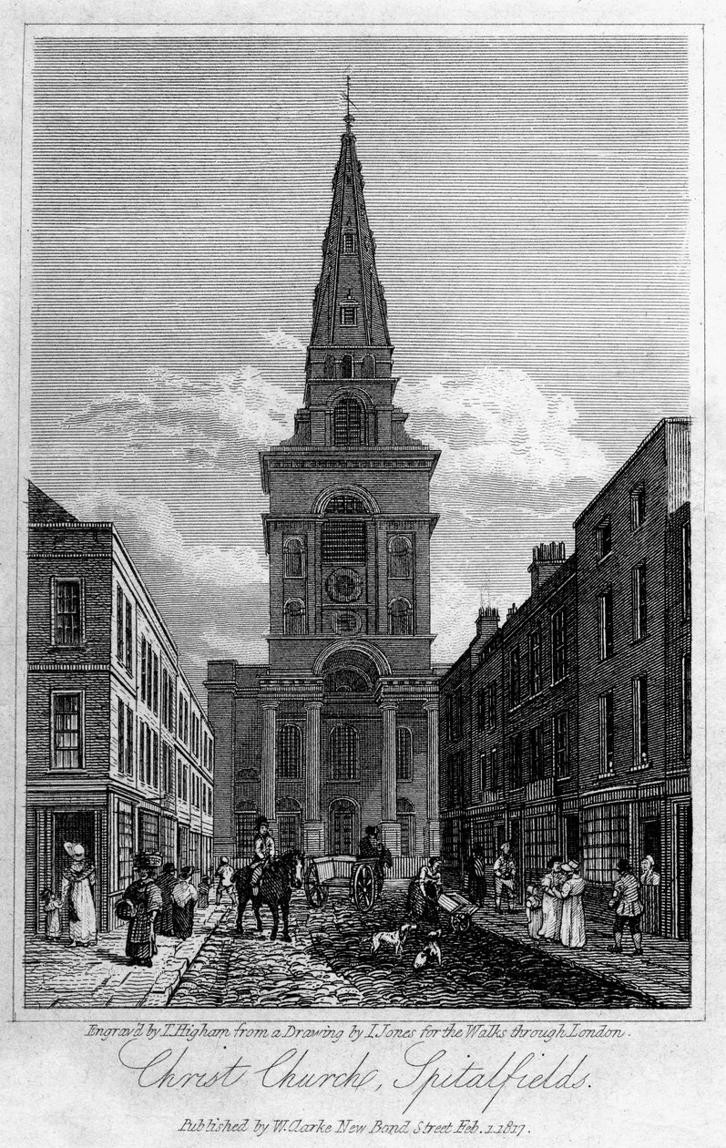 Chiesa di Cristo, Spitalfields, Londra da Thomas Higham