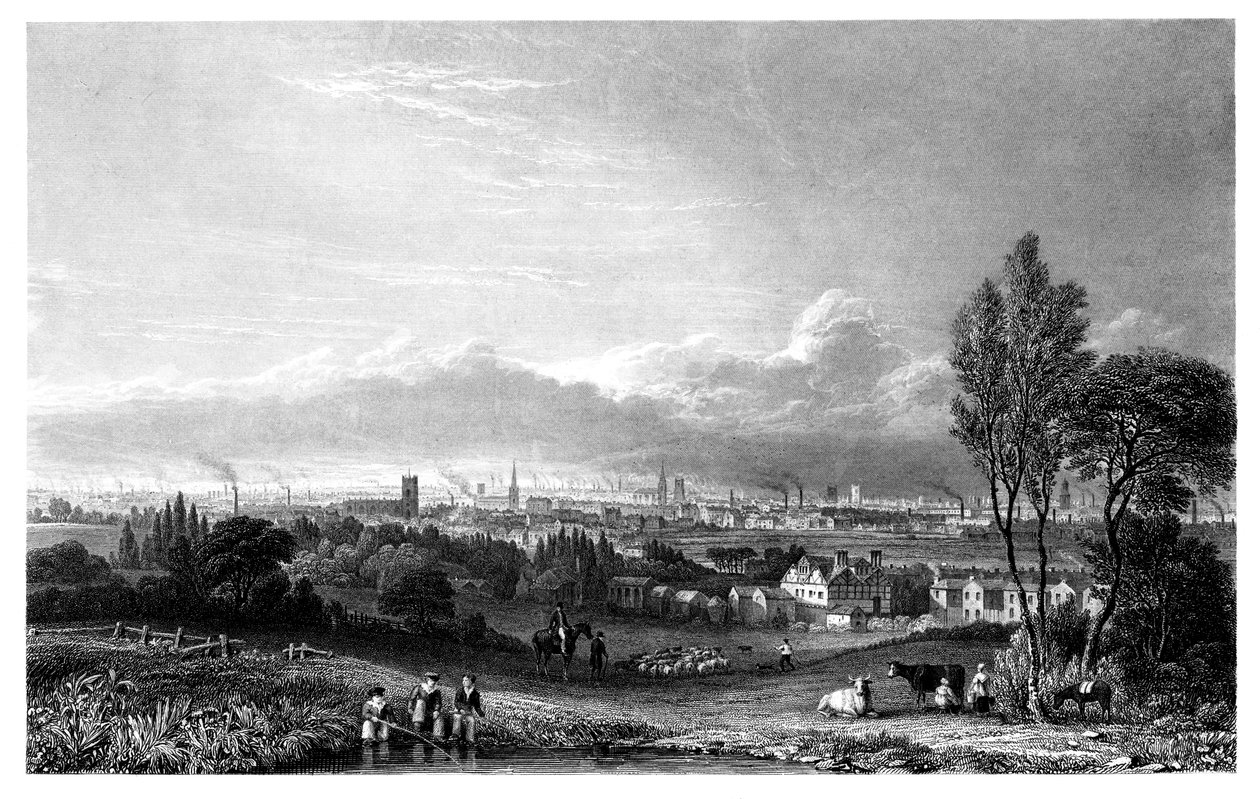 Veduta di Manchester da Thomas Higham