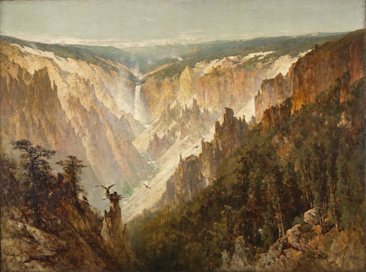 Il Grand Canyon dello Yellowstone da Thomas Hill