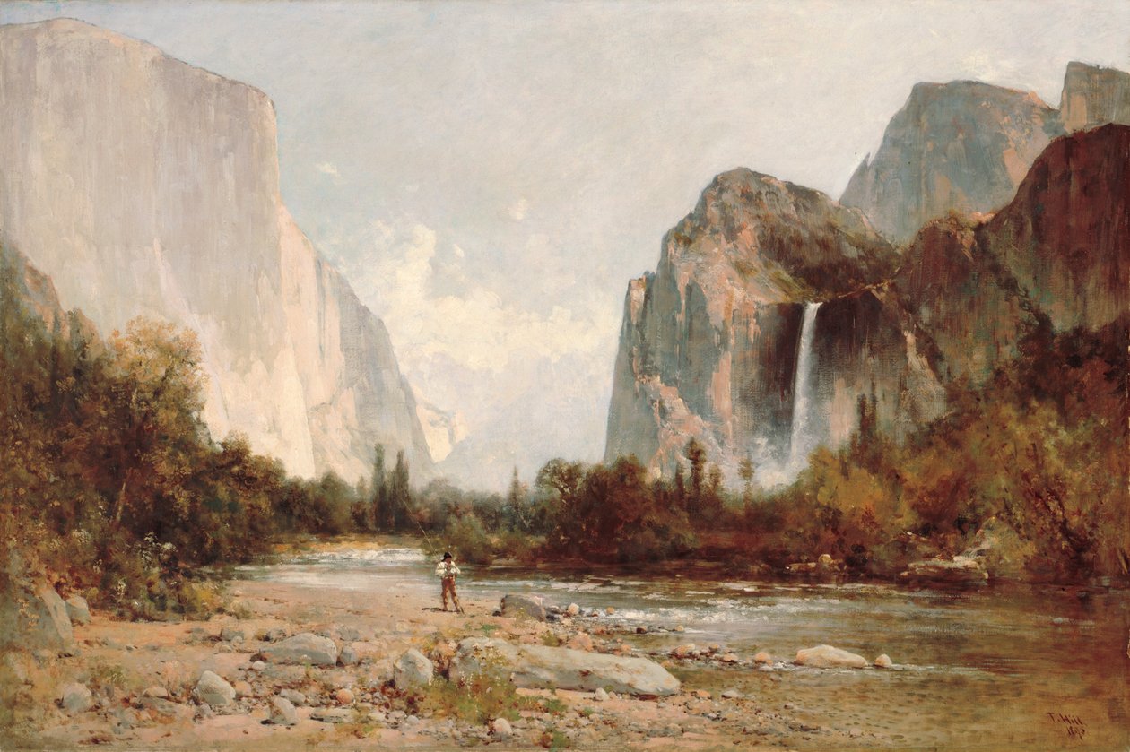 Yosemite, Bridal Veil Falls da Thomas Hill