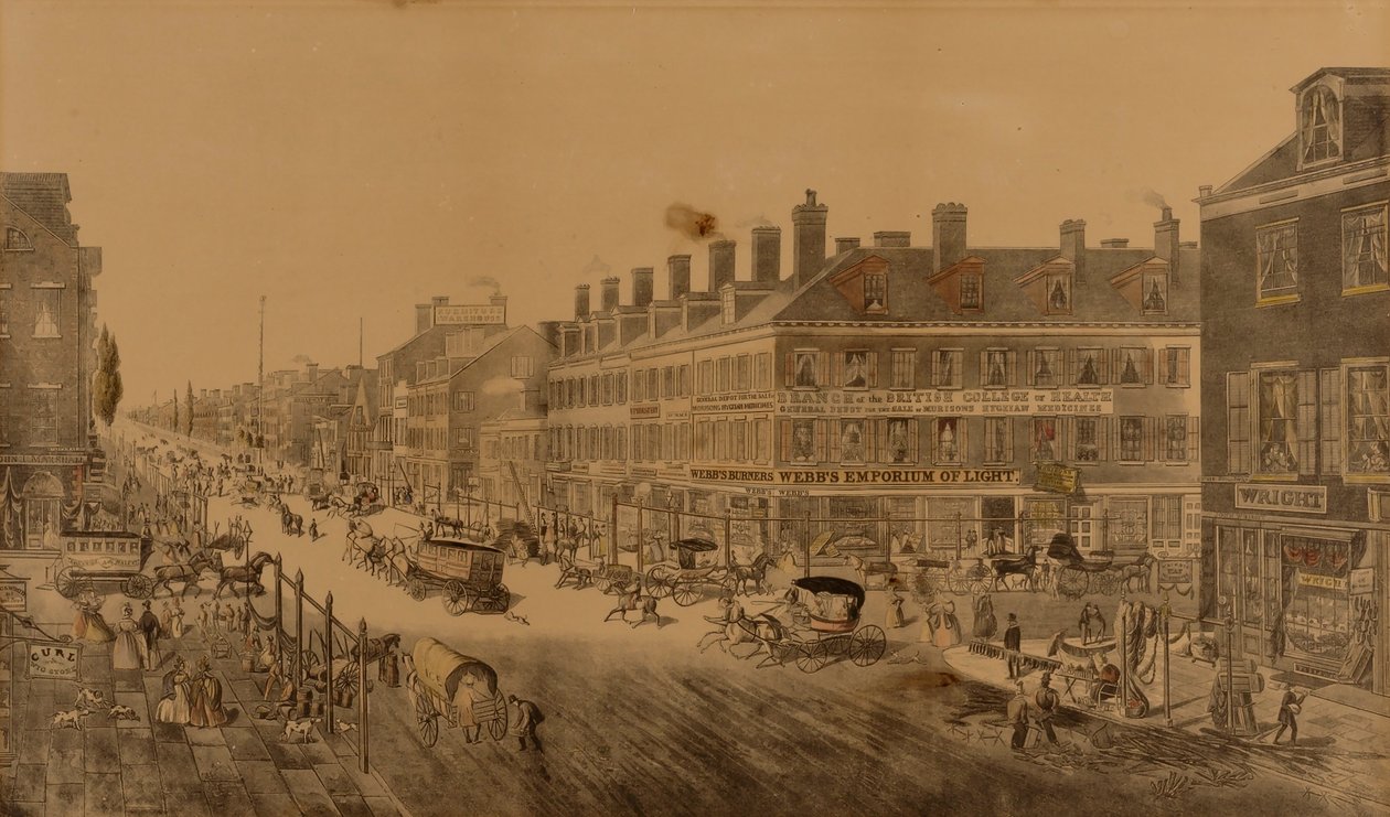 Broadway, New York, 1836 (Mostra dell