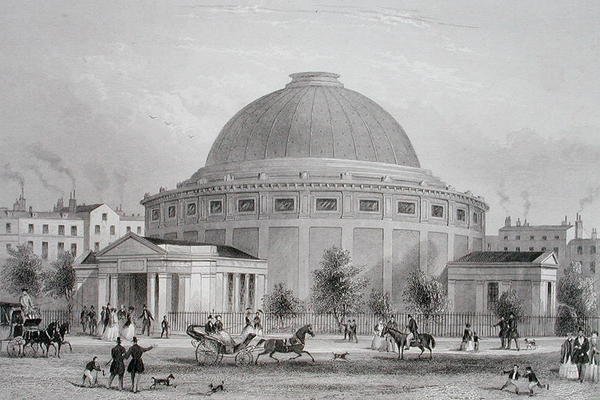 Il Globo Mostruoso di Wyld, c.1851 da Thomas Hosmer (after) Shepherd