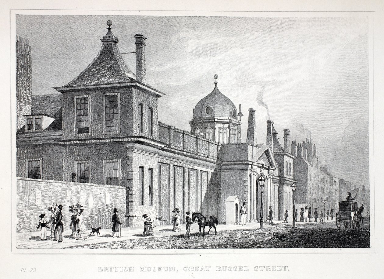 British Museum, Great Russell Street, da 