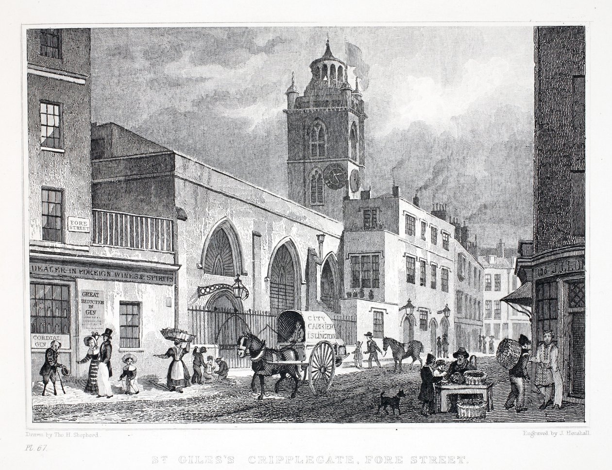 Chiesa di St Giles, Cripplegate, da 