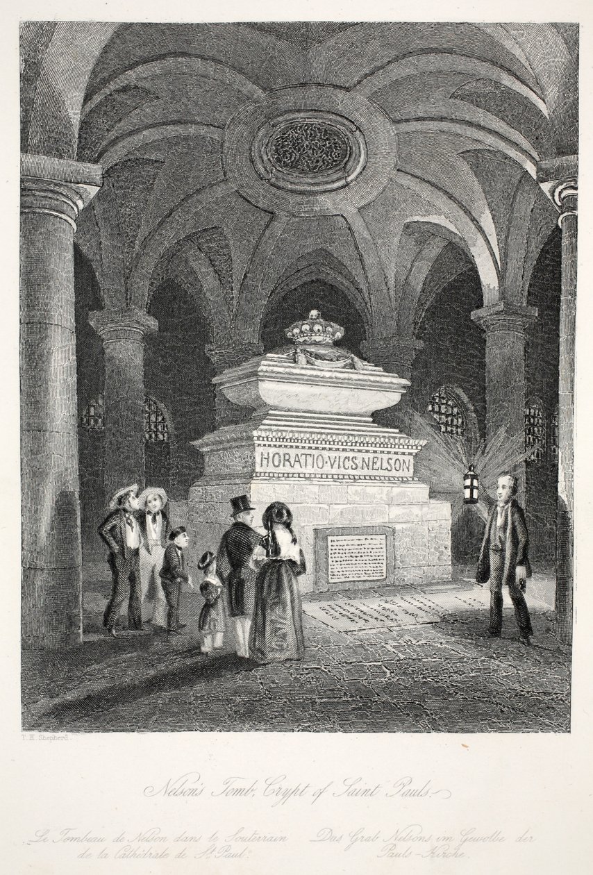 Tomba di Nelson nella Cripta di St. Paul, da 